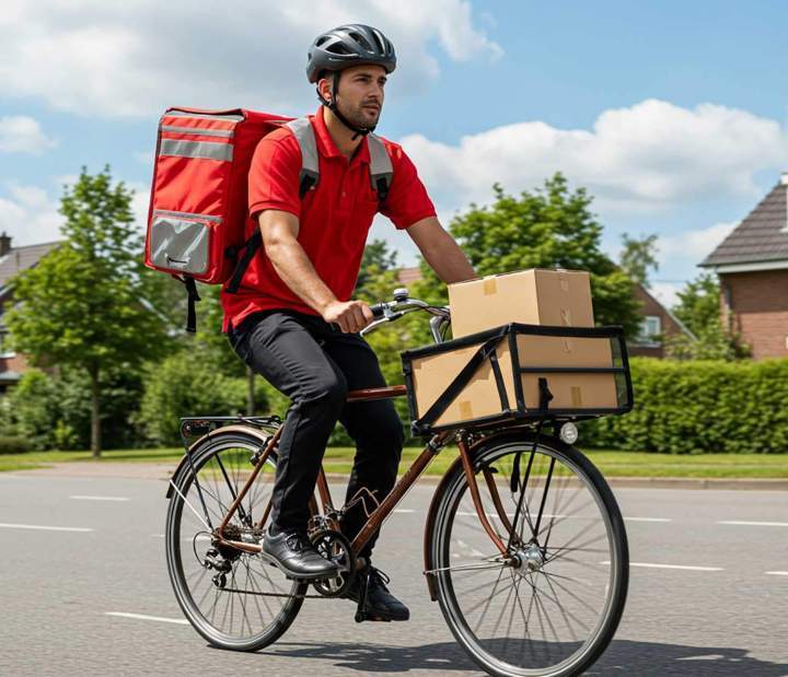 Un coursier à vélo pour vos livraisons express et urgentes